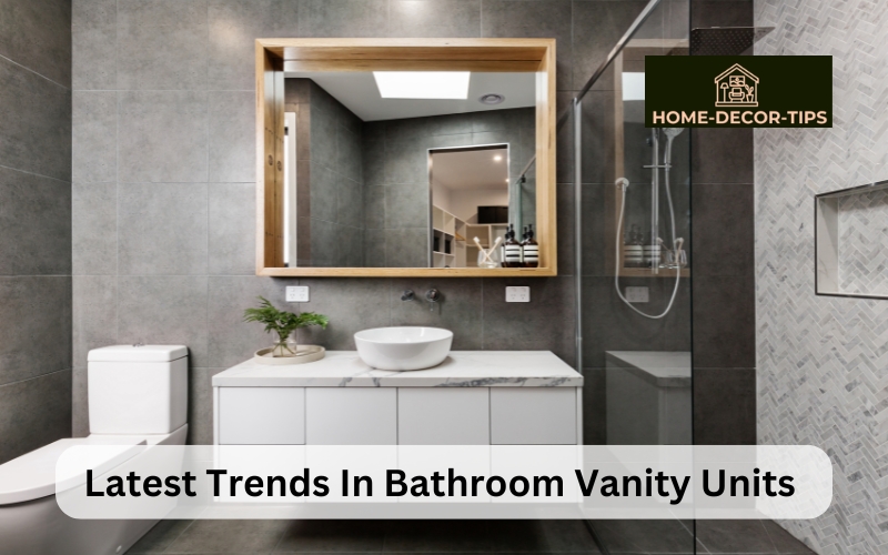 What are the latest trends in bathroom vanity units?