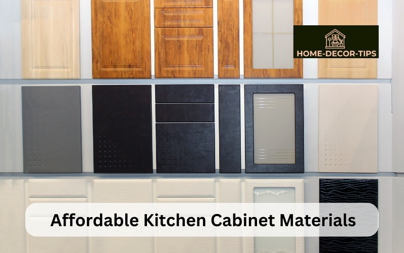 What is the most affordable cabinet material for my kitchen?